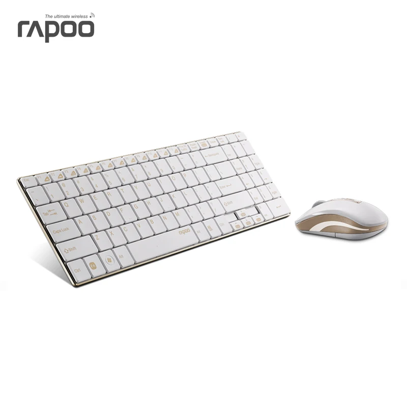 Keyboard and mouse set 9160 wireless mouse and keyboard set gold