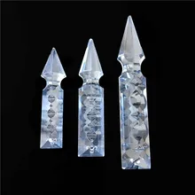 100 шт./лот, 150 мм кристалл меч призма, хрустальные люстры Запчасти, crystal Prism падение кулон для люстры Запчасти