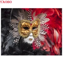 3d diy фото на заказ алмазная живопись маска женщина Стразы для вышивки живопись, 5d полный квадратный/Мозаика из круглых бриллиантов комплект