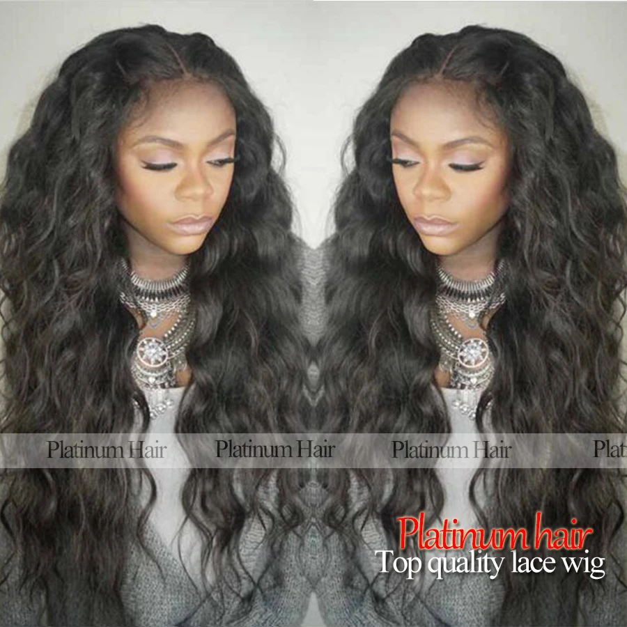 Loose Curl Black Colro Heat Resistant Synthetic Wigs Hot