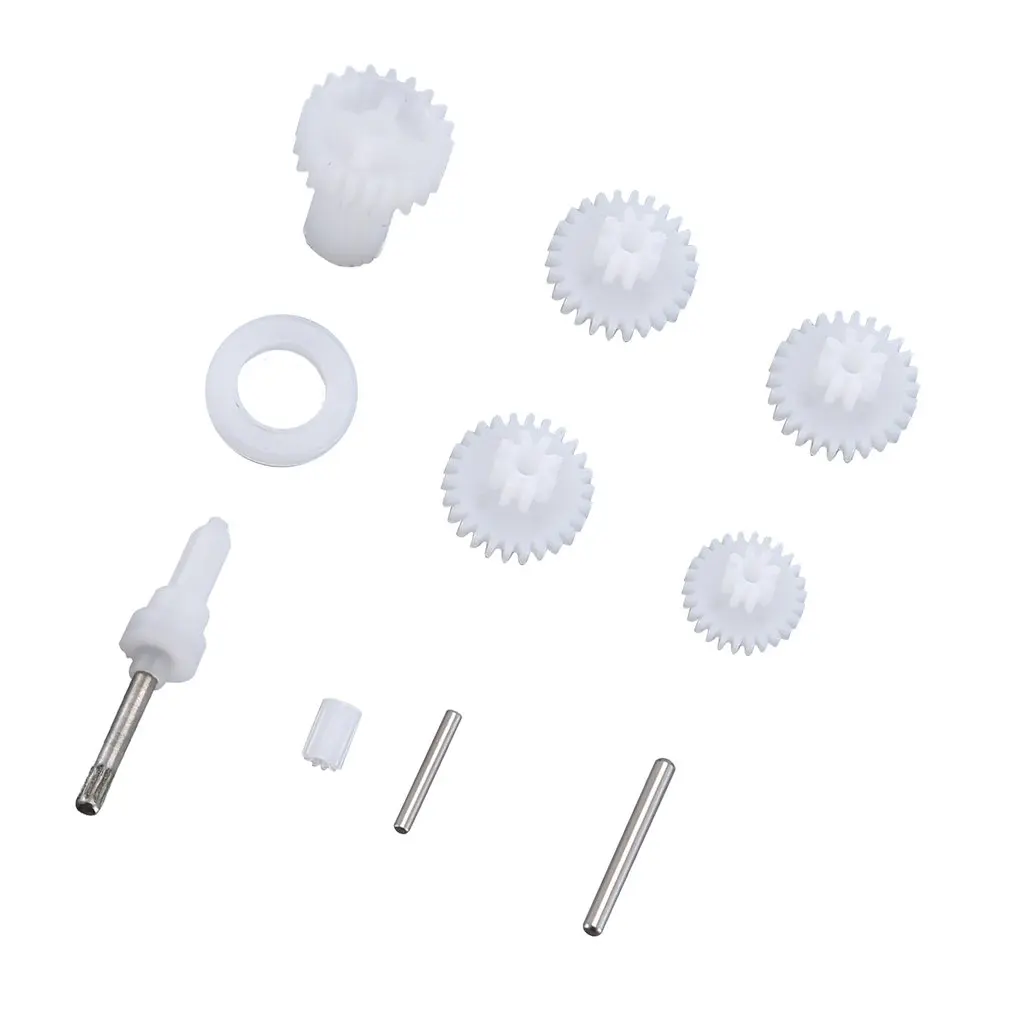 

T-power Plastic Servo Gear Set RC Helicopter Parts Accessories for XK K130 RC Helicopter Drone toys White
