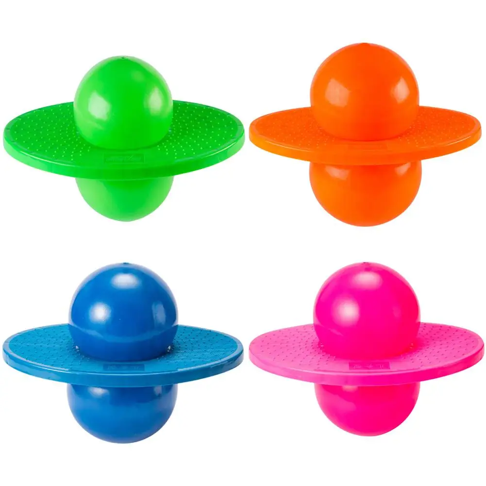 

1PC Pogo Ball Hopper Sport High Balance Bounce Jump Board Ball Fitness Ball With Inflating Pump For Kids