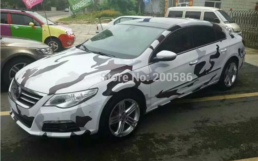 Большая камуфляжная виниловая Пиксельная автомобильная пленка для стайлинга с