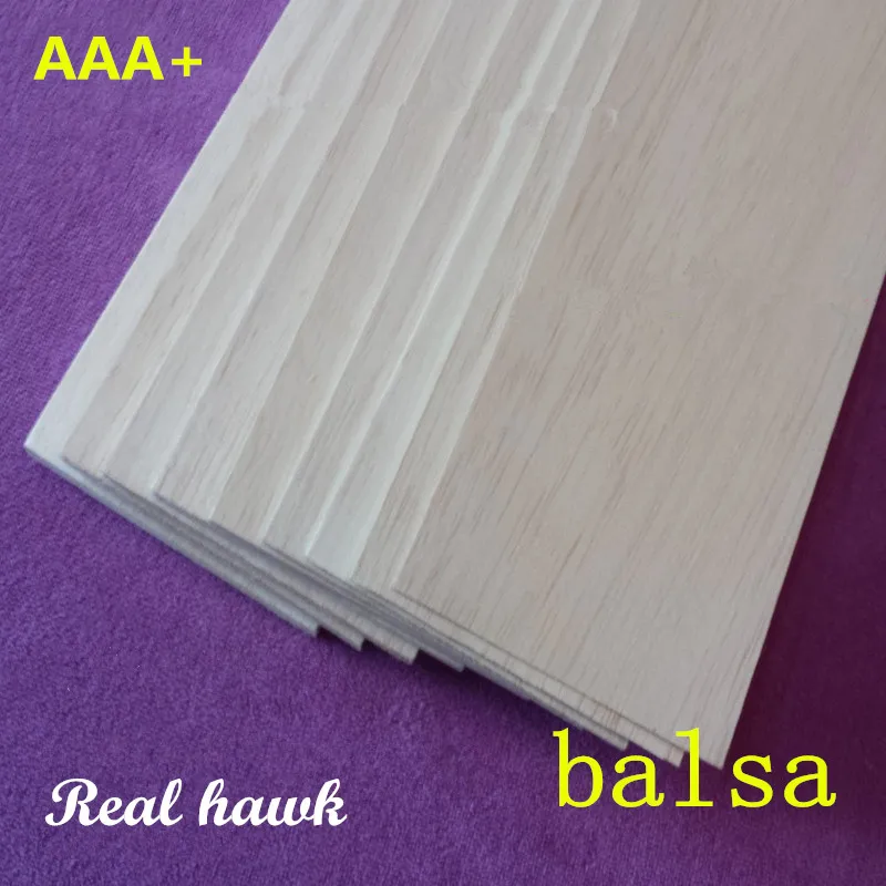 Листы из дерева Balsa AAA + размер 2 мм 500x80x2 мм|balsa wood sheets|wood sheetbalsa |