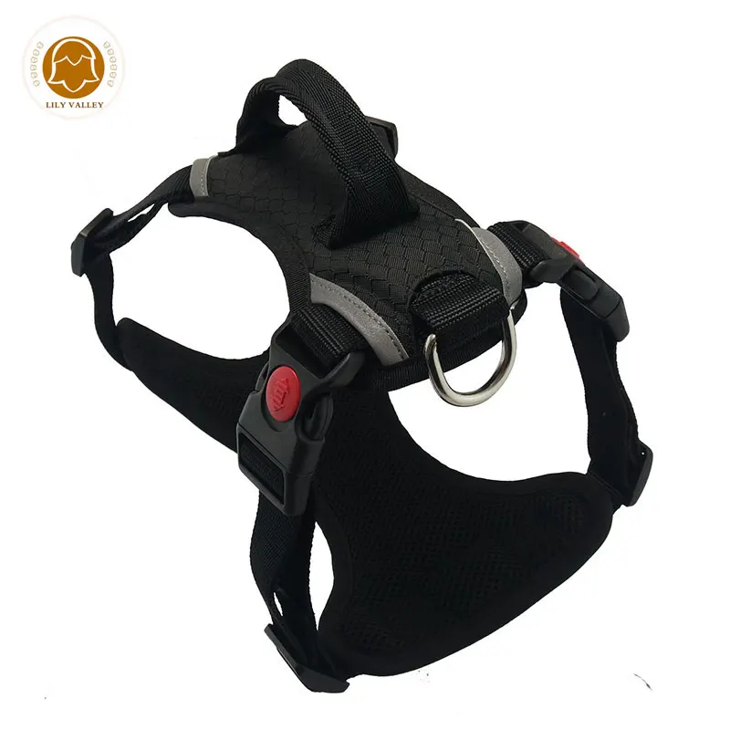 

Reflective Dog Harnesses Vests chest For dog collars and harnesses Pet Dog Collar Adjustable Soft Comfort Pet Products All Pet