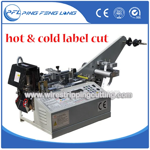 

PFL-790 Automatic label cutter,wooven label cutting machine with hot knives