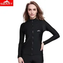 SBART женский длинный рукав купальники Рашгард Топы Купальный костюм для виндсерфинга серфинг Дрифт подводное плавание гидрокостюм куртка