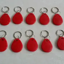 № 2; 100 шт./лот RFID карта 125 смарт-карта KHz Rfid бирка(красный