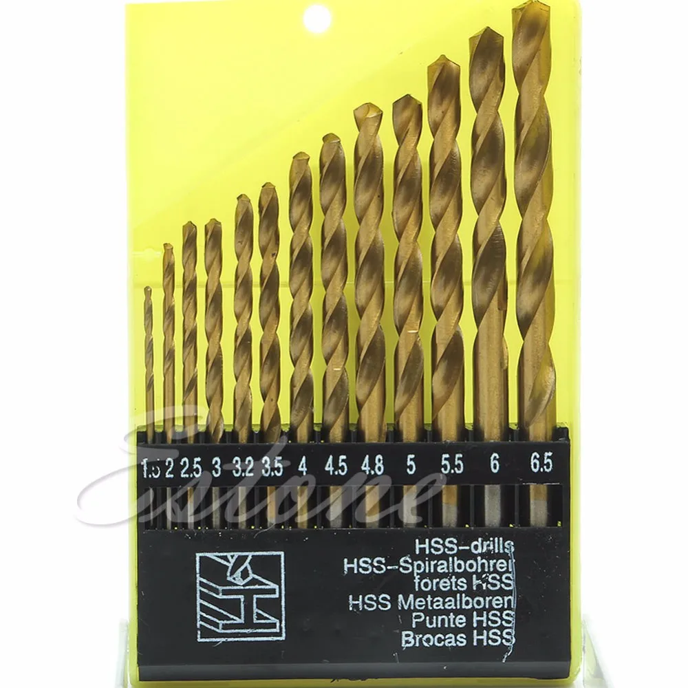 13pcs Quick Professional Change High Speed Steel Hex Shank Drill Bits