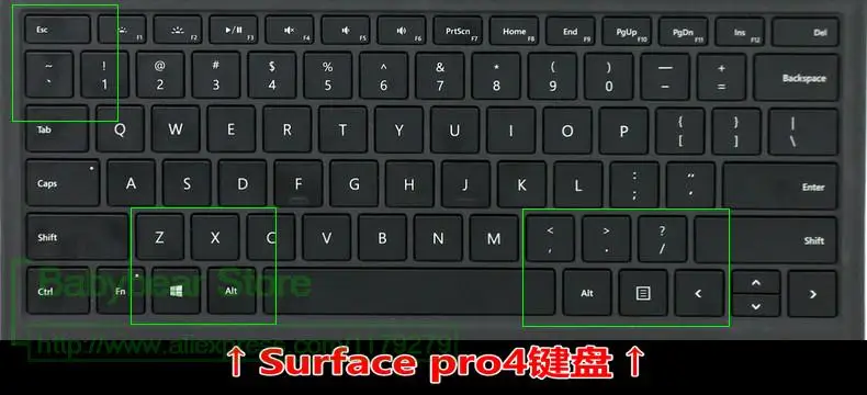 Для microsoft поверхность книга 2 15 15,6 ''Pro 3 4 Pro3 Pro4 12,3'' 13,5 ''Ясно Ulrta тонкий US макет пленка для клавиатуры из ТПУ кожи - Цвет: For Surface Pro 4