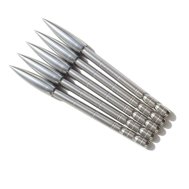

Archery target point arrow field tips arrow head ID4.2mm 80/100/120/150/200Grain stainless steel for carbon arrow shaft