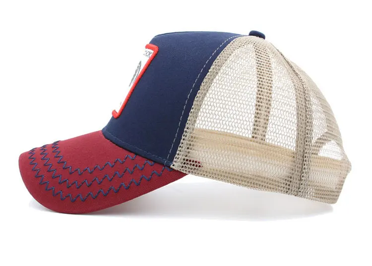 TEAEGG Gorra Hombre Para Branded Man Cap Baseball Cap Summer Mesh Animals Breathable Cap Men Snapback Men's Baseball Caps Hat (15)