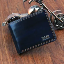 Top leather men wallets with coin pocket luxury vintage dollar price short wallet male card holder moeny clips purse masculina