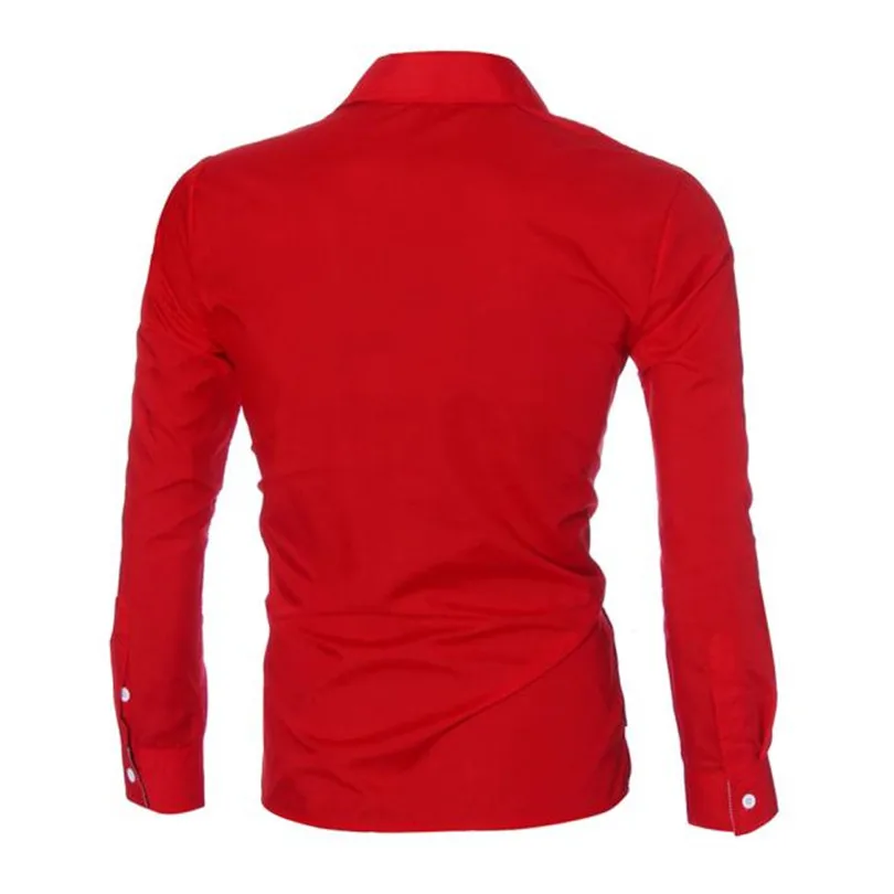 Men Autumn Winter Luxury Brief Casual Fashion Men Shirt Cotton Linen Beach Loose Fit Long Sleeve Business Blouse Tops #4M27 (22)