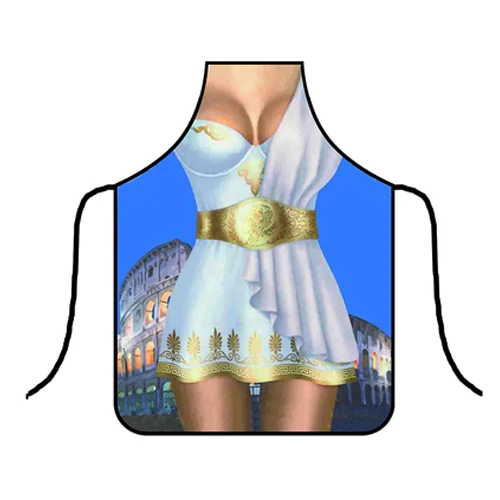 10 Colors Aprons of Kitchen Sexy Funny Personalized Digital Printed For Women Man BBQ Cleaning Cooking Apron CWQ033