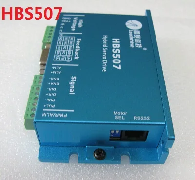 

Leadshine servo motor driver HBS507 - Easy Servo Drive; Max 50 VDC Input; 0.5 - 8.0A Load Based Output Current