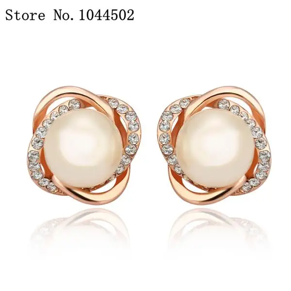E872 Nickle Free Antiallergic 18K Real Gold Plated Earrings For Women New Fashion Jewelry EAR ornaments | Украшения и аксессуары