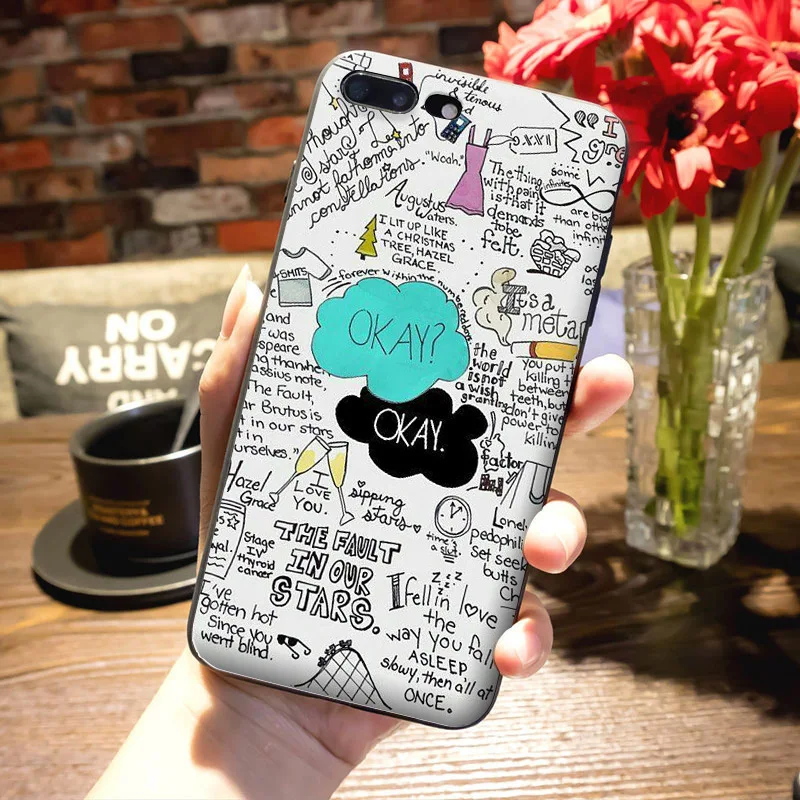 Новинка чехол MaiYaCa с надписью The Fault in Our Stars OK для iPhone 8 7 6 6S Plus X 10 5S 12Pro SE 5C|phone cases|for