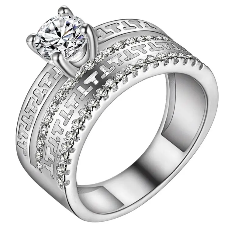 Rings Nice Fashion Jewelry gift rings Wedding Rings silver PJ126in