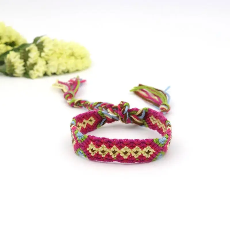 Плетеная нить из хлопка ручной работы в этническом и индийском стиле|bracelets for|wrap
