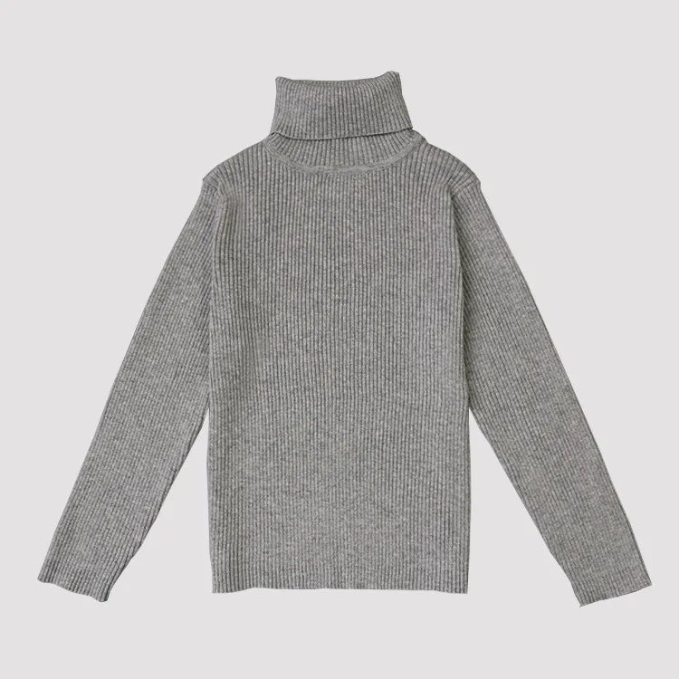 

Autumn Women Sweater for Winter Girl Boy Sweaters Knitted Ribbed Turtleneck Boys Sweaters Family Matching Outfits 018