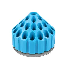 35 отверстий портативный вращающийся шлифовальный головной Бур дисплей ящик для хранения инструмент для ногтей дрель диспалия Органайзер коробка