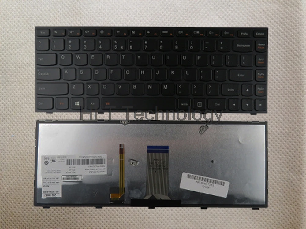 Английский США клавиатура с подсветкой для Lenovo g40-30 g40-45 g40-70 g40-70m B40-30 B40-45 Flex 2 14 ноутбука черный Клавиатура