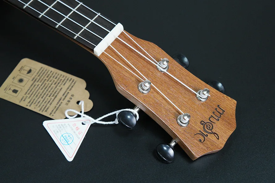 SevenAngel бренд 21 дюймов акустическая электрическая укулеле 4 струны гитара из Сапеле звезда тела Луна partten укулеле Горячая подарок