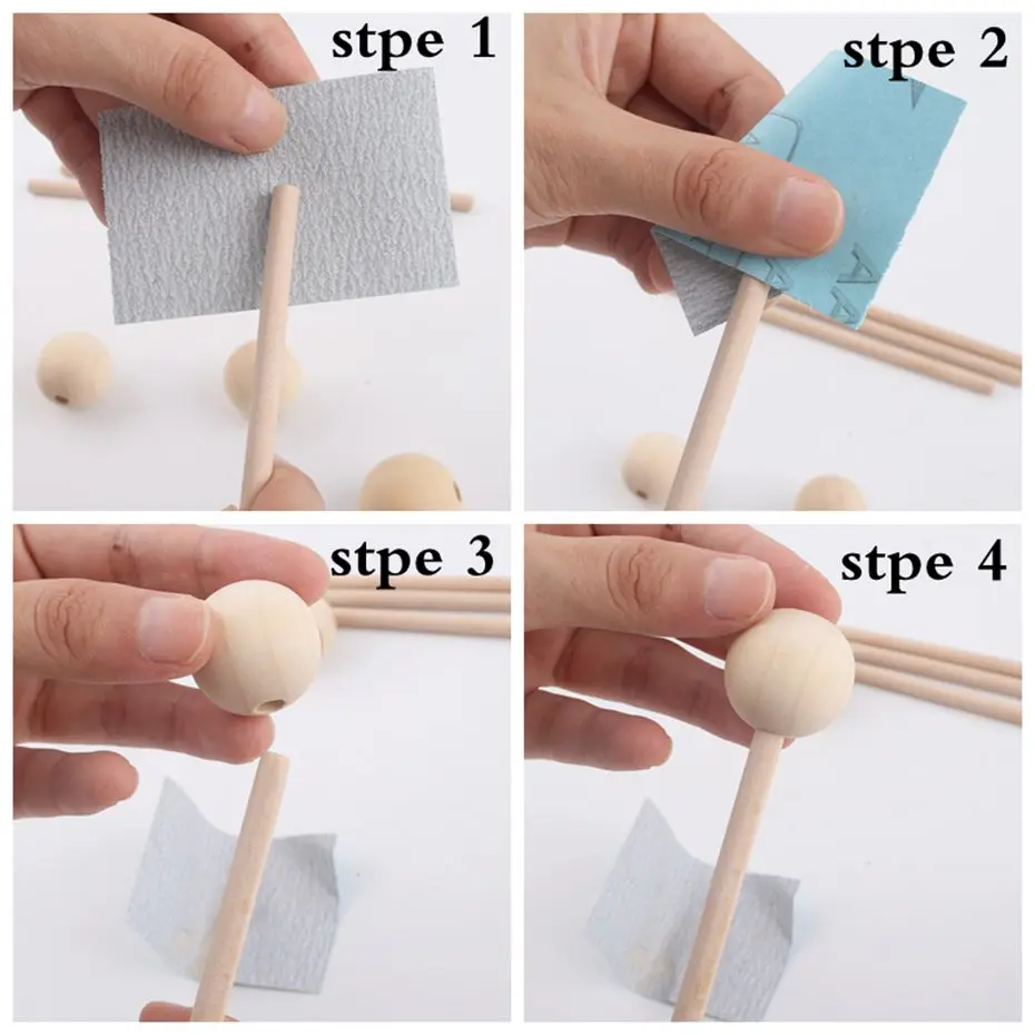 5 Set Mobile Baby Hanger Baby Mobile Rattle Mobile Toys Wooden Beads Crib Hanger Wind Chimes Bell Nordic Baby Room Decor Props
