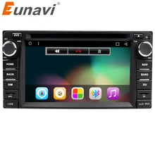 Eunavi 2din Android 7,1 4 Core 2 г Оперативная память dvd-плеер автомобиля для Toyota Hilux VIOS старый Camry Prado RAV4 prado 2003-2008 стерео радио