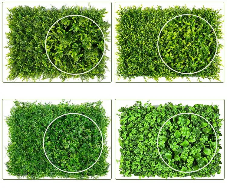 Erxiaobao 40*60 см Высокое качество полиэстер искусственные растения лист поддельные имитация травы газон комнатное ограждение цветок украшение стены