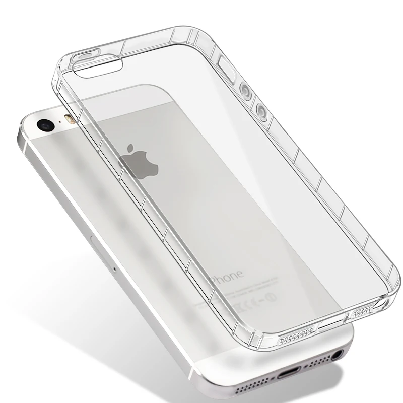 ITEUU 5S SE Мягкий противоударный чехол из ТПУ для iPhone 5 чехлы с воздушной подушкой
