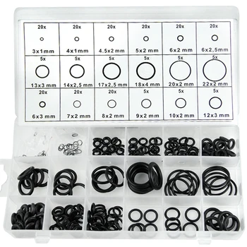 

1pcs O-ring seal set Black rubber ring Oil-resistant wear-resistant elastic Mechanical