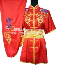 Customize Chinese wushu uniform Kungfu clothing taiji outfit exercise suit taolu clothes for men women children boy girl kids