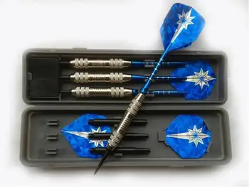 

D148 19g Tip Soft Darts Needle nickel plating Dart Body Aluminum Dart Shaft blue Dart Flights durable Dardos Throwing Toy