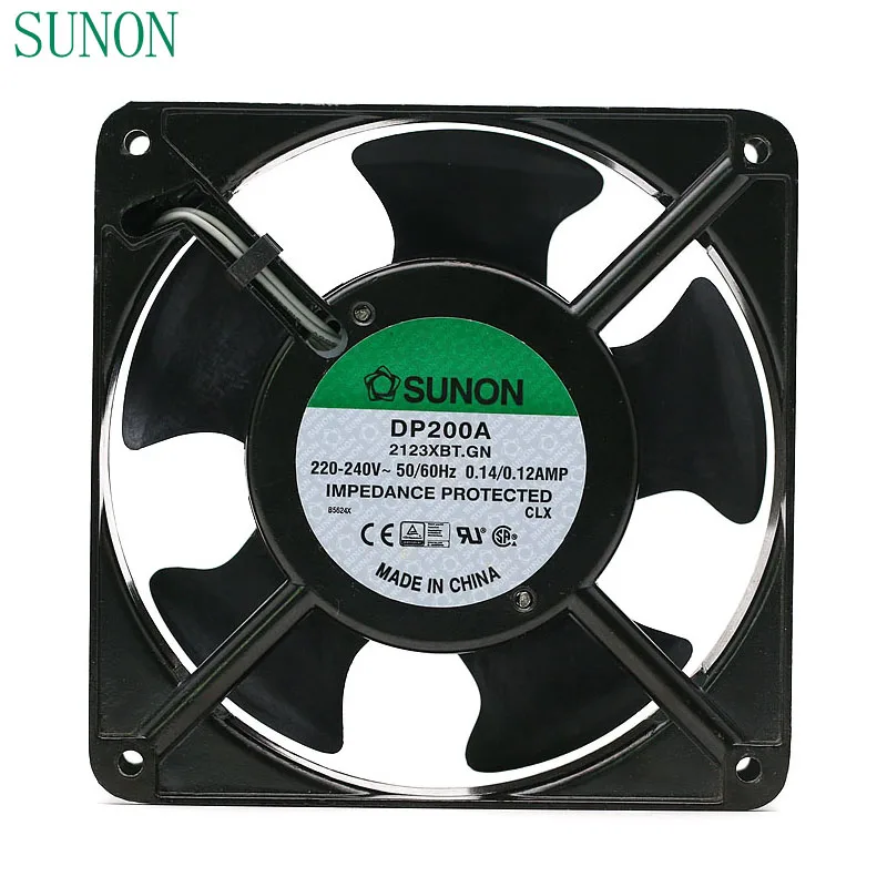 AC SUNON DP200A в вентилятор 220 P/N 2123XBT. GN 0.14A 12038 220 120*120*38 мм промышленный корпус шкафа Вентилятор охлаждения 120