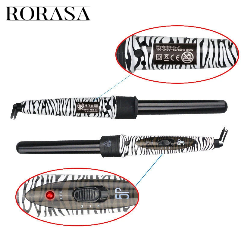 

5 in 1 change tube curling iron set Multi-function Hair Curling Iron Hair Flower Cone Electric Hair Curler Roller Curling Wand