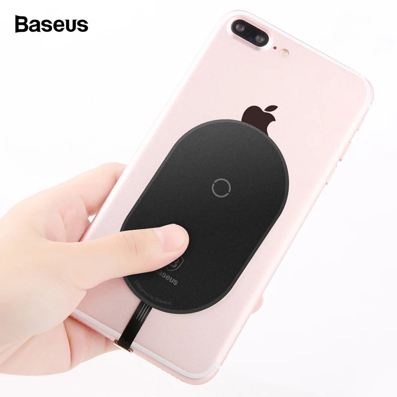 

Baseus Qi Wireless Charger Receiver For iPhone 7 6 6s Plus Wireless Charging Adapter Receptor For Samsung Xiaomi Android Phone