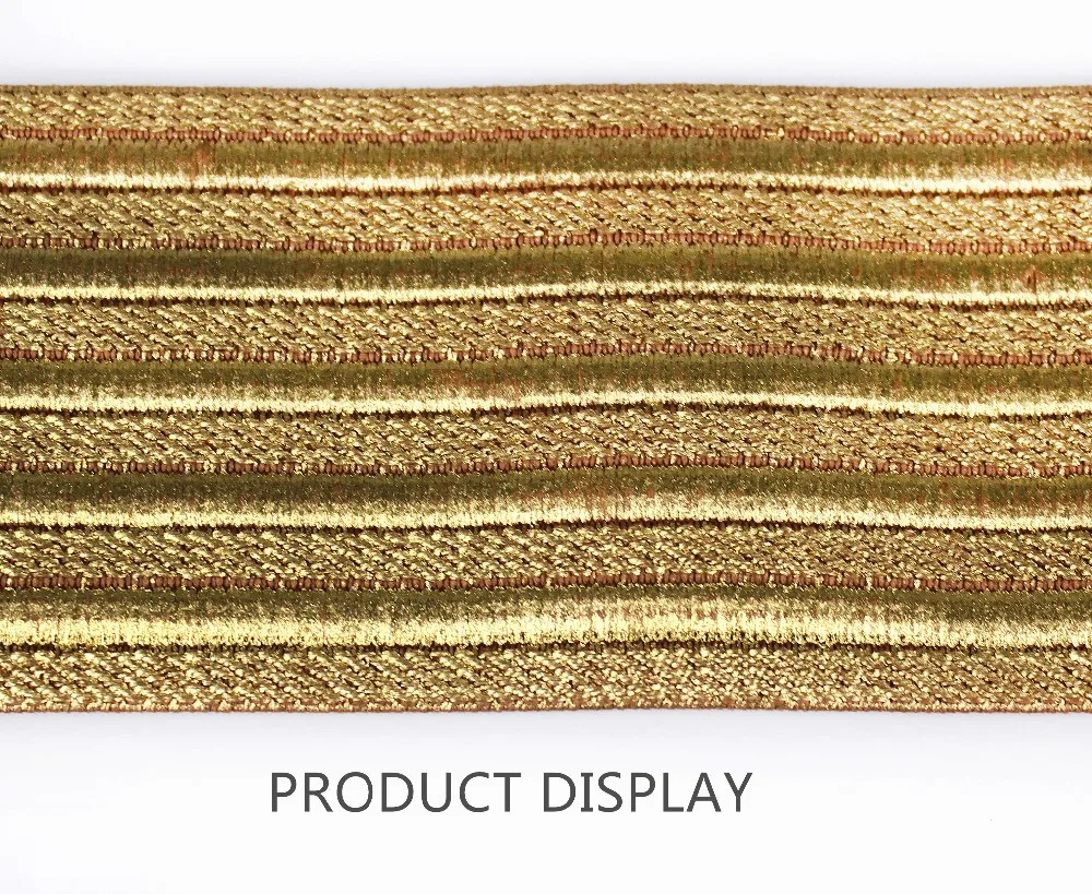 57mm-Bronzing-Elastic-Stretch-Ribbon-Tape-Trim-Band-Strap-Webbing-Applique-Sewing-Supplies-cinta-for-Costume