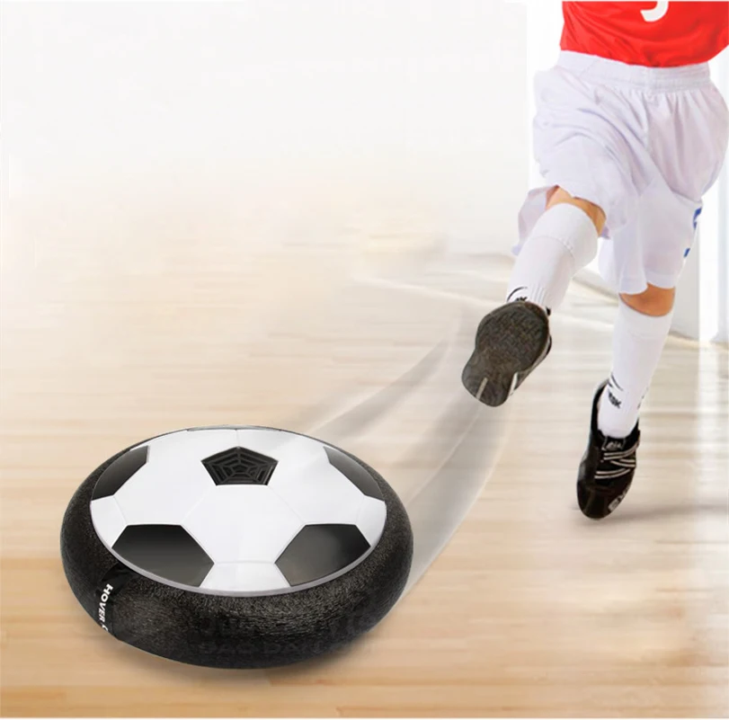 

Funny LED Light Flashing Soccer Ball Air Power Indoor Football Toy Hovering And Gliding Lighting Kids Classic Sports Toys