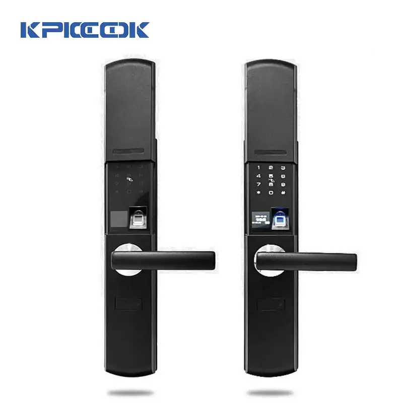 KPIOCCOK Fingerprint Door Lock Touch Intelligent Wechat Password Digital Screen Anti-lock Electronic Combination | Безопасность и