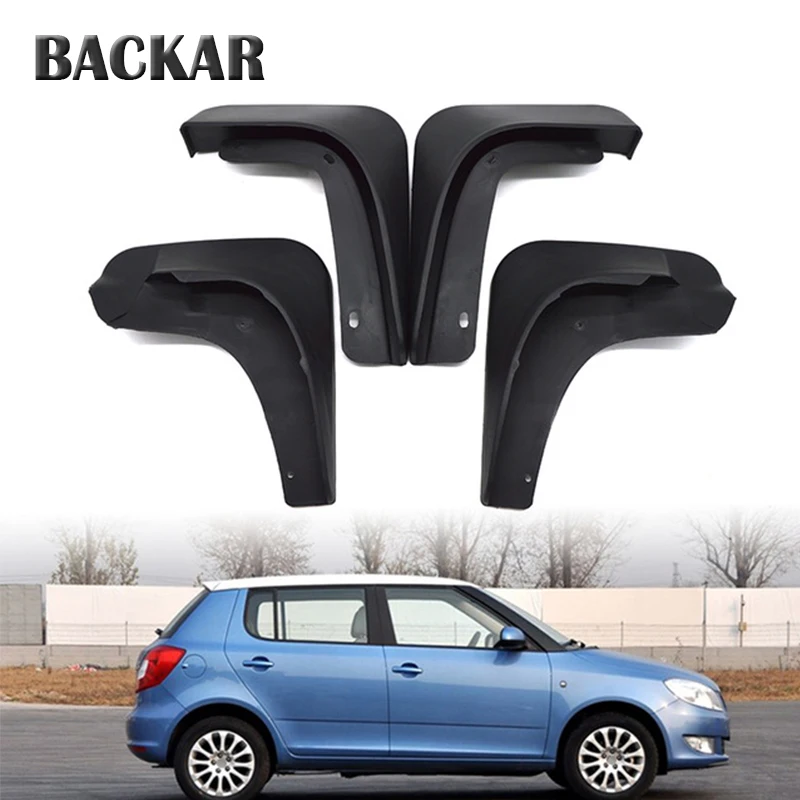 Backar автомобильные передние и задние брызговики для 2011 2012 2013 Skoda Fabia люк аксессуары