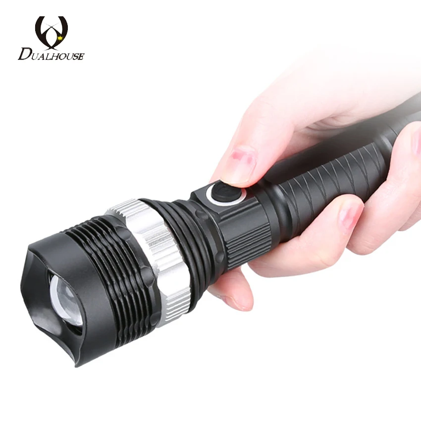 High Quality Professional T6 Flashlight Bright Handy Rechargeable Led