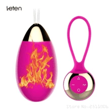 Leten New Silicone heating Vibrating Egg Waterproof Wireless Remote Control Vibrator massager Sex Products Sex Toys For Woman