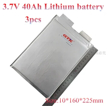 

3pcs/lot li-ion battery 3.7v 40Ah lithium battery cells lipo battery 3C cell for diy pack 12v solar boat scooter power motor lbs