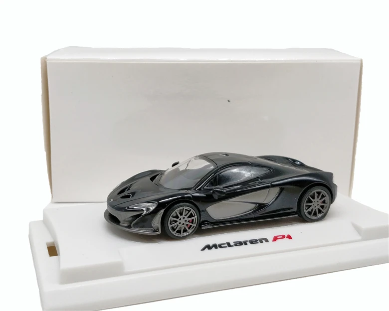 1: 64 цветная модель Mclaren P1 черный/белый литой модельный автомобиль