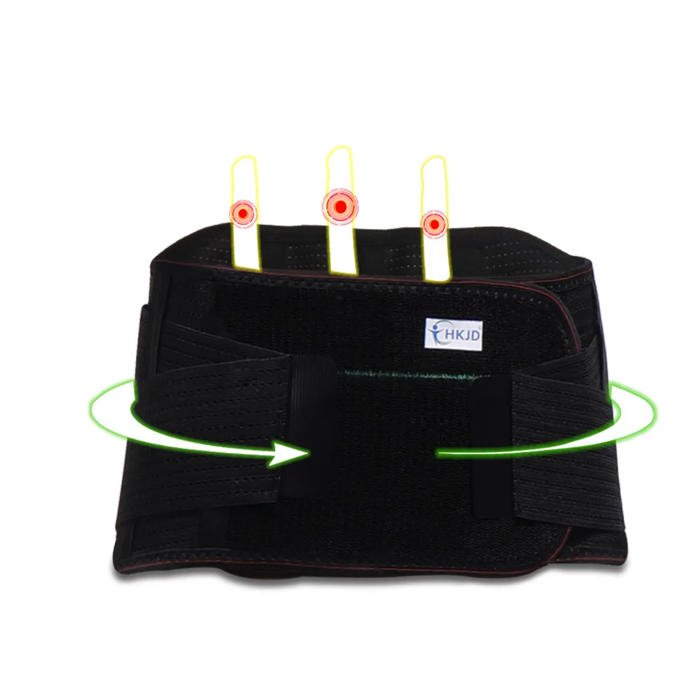 

Adjustable Breathable Warm Tourmaline Self-heating Back Brace Waist Belt Spine Support Lumbar Back Support For Men Women