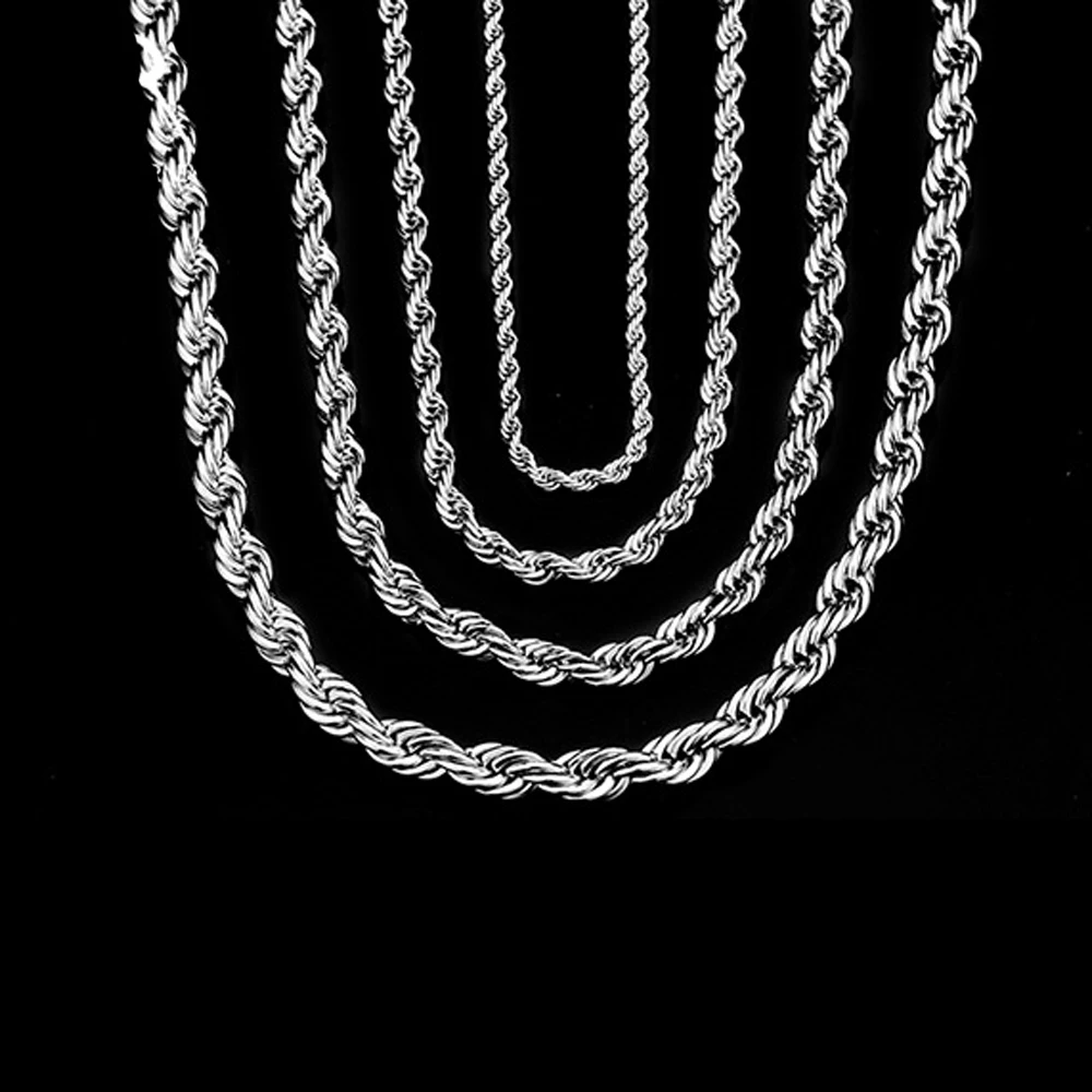 EVERLEAD wholesale necklace 316L Stainless Steel link chain necklace