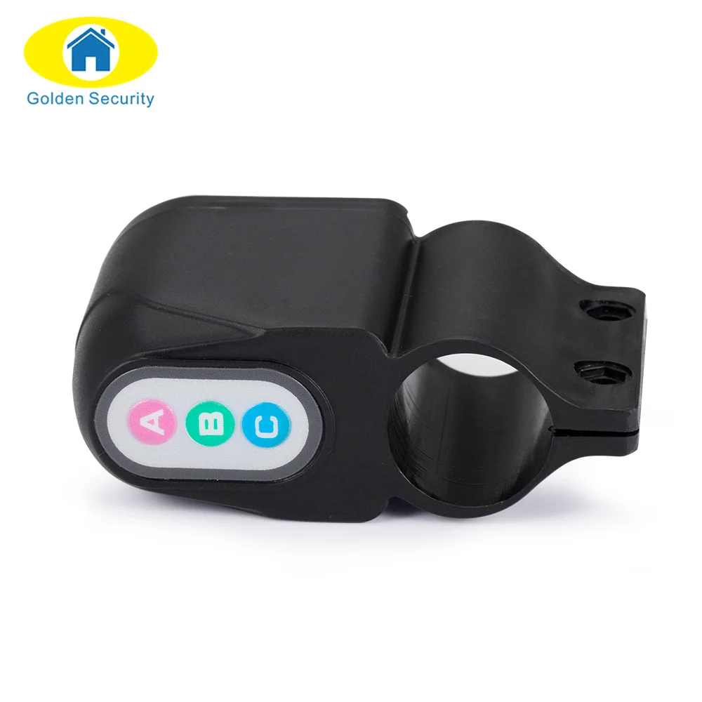 

Golden Security Hot Bicycle Wireless Anti-Theft Alarm, Shock Vibration Sensor Bicycle Bike Security Alertor Cycling Lock
