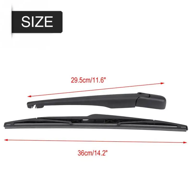 Car Rear Windshield Window Windscreen Wiper Arm With Blade Complete Set for BMW X3 E83 2003 2004 2005 2006 2007 2008 2009 2010 4